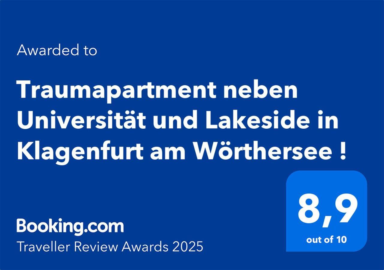 Traumapartment Neben Universitaet Und Lakeside In Klagenfurt Am Woerthersee ! Extérieur photo